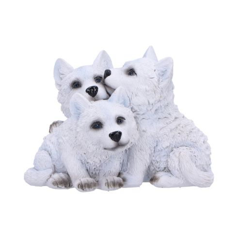 Cub Cuddle Wolf Pups Figurine