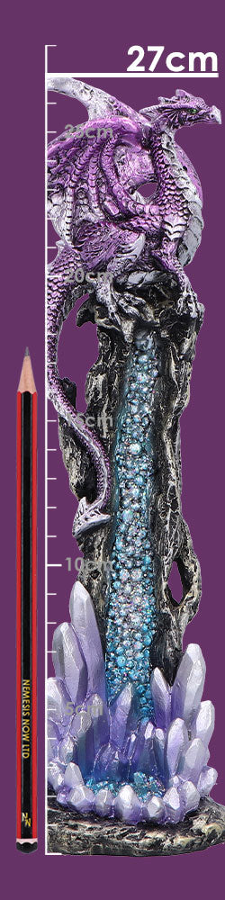 Mythic Crystal Dragon Incense Stick Holder