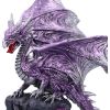Viorel Large Dragon Figurine with LED Light Up Base