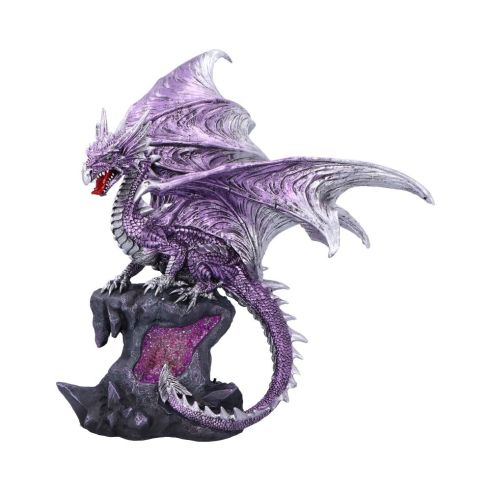 Viorel Large Dragon Figurine with LED Light Up Base