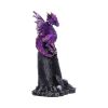 Amethyst Rune Protector Resin Dragon Figurine