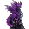 Amethyst Rune Protector Resin Dragon Figurine