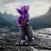 Amethyst Rune Protector Resin Dragon Figurine