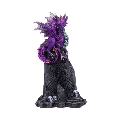 Amethyst Rune Protector Resin Dragon Figurine