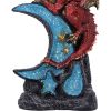 Lunar Perch Decorative Dragon Resin Figurine
