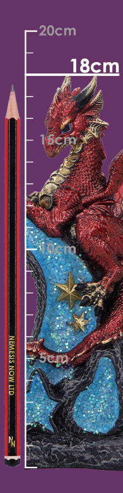 Lunar Perch Decorative Dragon Resin Figurine