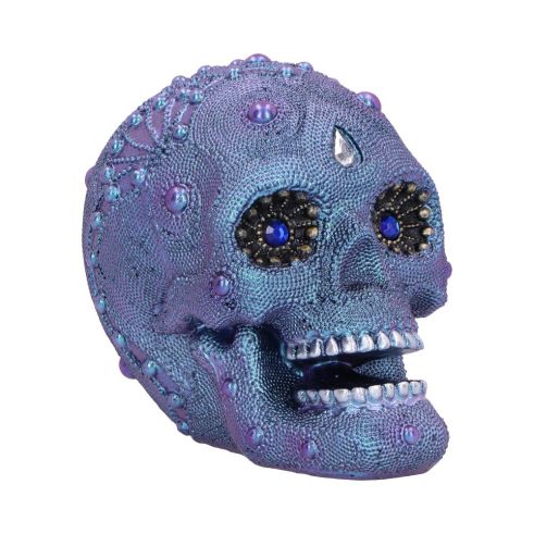 Bejewelled Decorative Resin Skull