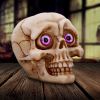 Eyes Wide Open (Pink) Decorative Resin Skull