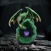 Emerald Overseer Dragon Decorative Resin Figurine