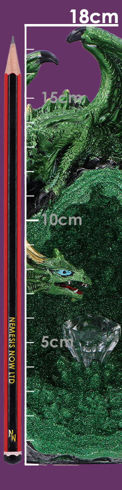 Emerald Overseer Dragon Decorative Resin Figurine