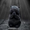 Whisker Wish Black Cat Figurine