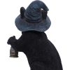 Witch Cat Lantern Figurine