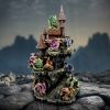 Dragon Castle Display Piece with LED light 25cm