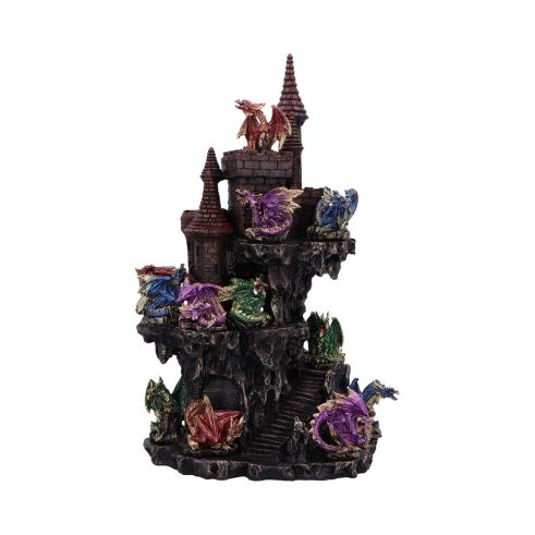 Dragon Castle Display Piece with LED light 25cm