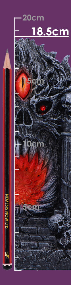 Gothic LED Skull Door to the Underworld 22cm