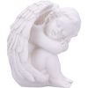Set of 2 Sleeping Cherub Figurines 12.5cm