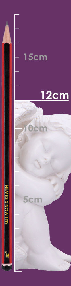 Set of 2 Sleeping Cherub Figurines 12.5cm