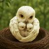 Feathered Nest Owl Figurne 10cm