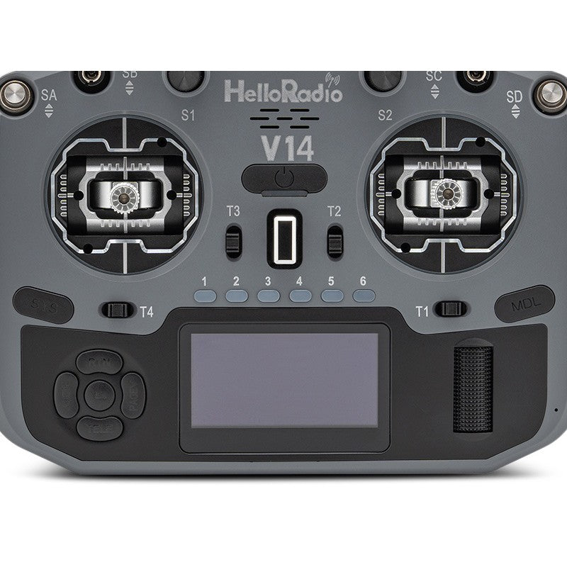 V14 MAX OLED 2,4GHz 4in1 LBT Radio (Multimode - M2) - Black/Grey