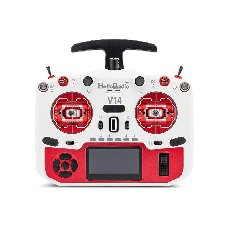 V14 MAX OLED 2,4GHz 4in1 LBT Radio (Multimode - M2) - Red/White