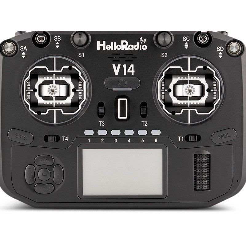 V14 MAX OLED 2,4GHz ELRS LBT Radio (Multimode - M2) - Black/Black