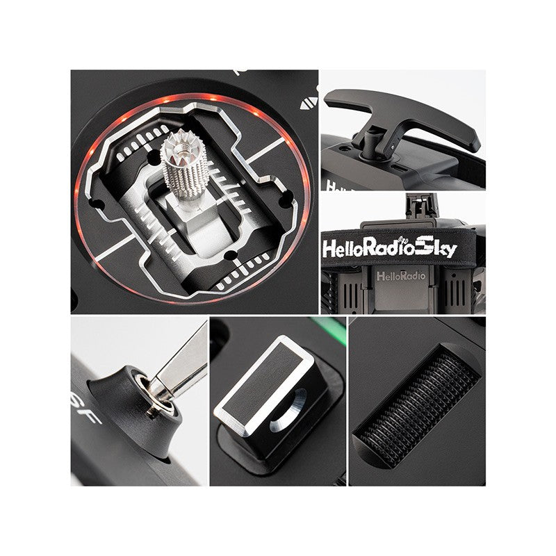 V14 MAX OLED 2,4GHz ELRS LBT Radio (Multimode - M2) - Black/Black