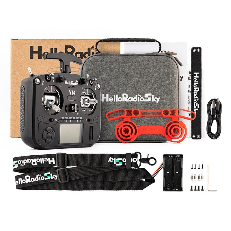 V14 MAX OLED 2,4GHz ELRS LBT Radio (Multimode - M2) - Black/Black