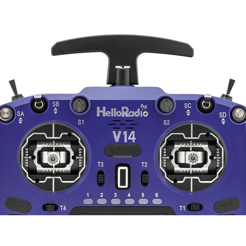V14 MAX OLED 2,4GHz ELRS LBT Radio (Multimode - M2) - Black/Blue