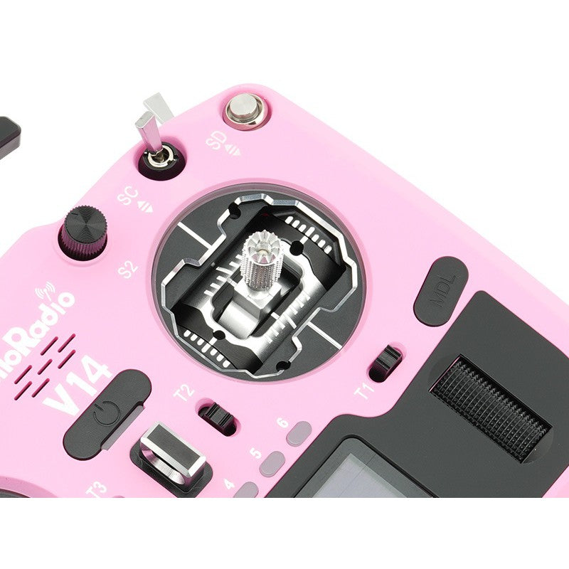 V14 MAX OLED 2,4GHz ELRS LBT Radio (Multimode - M2) - Black/Rose