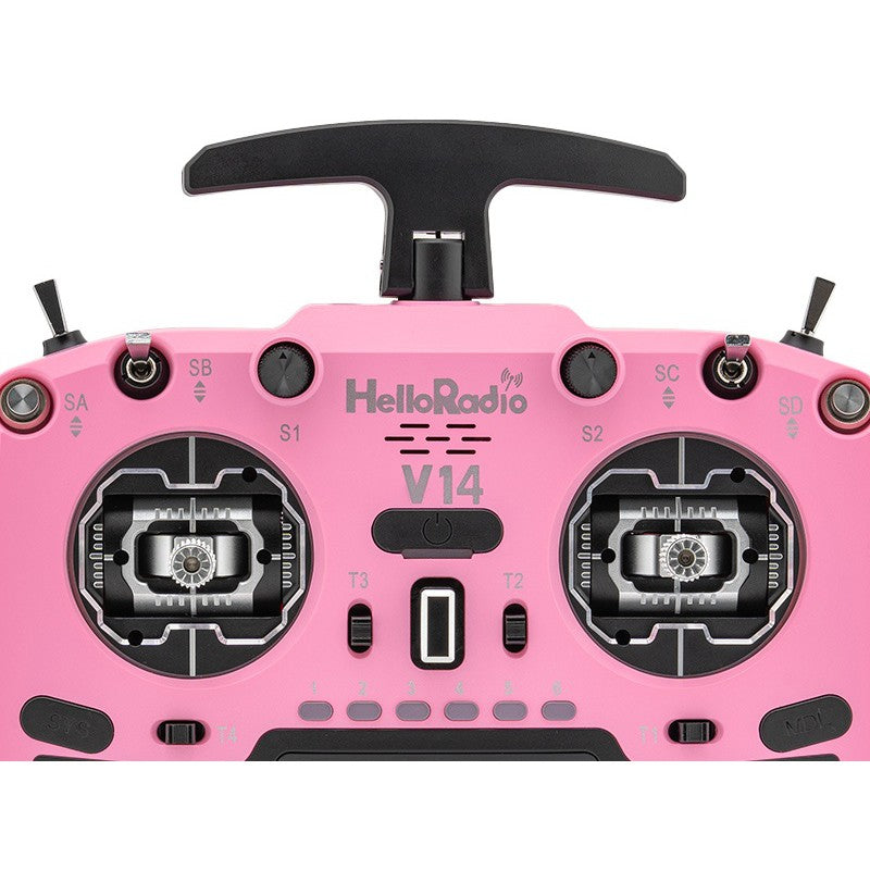V14 MAX R9 OLED 2,4GHz 4in1 LBT Radio (Multimode - M2) - Black/Pink