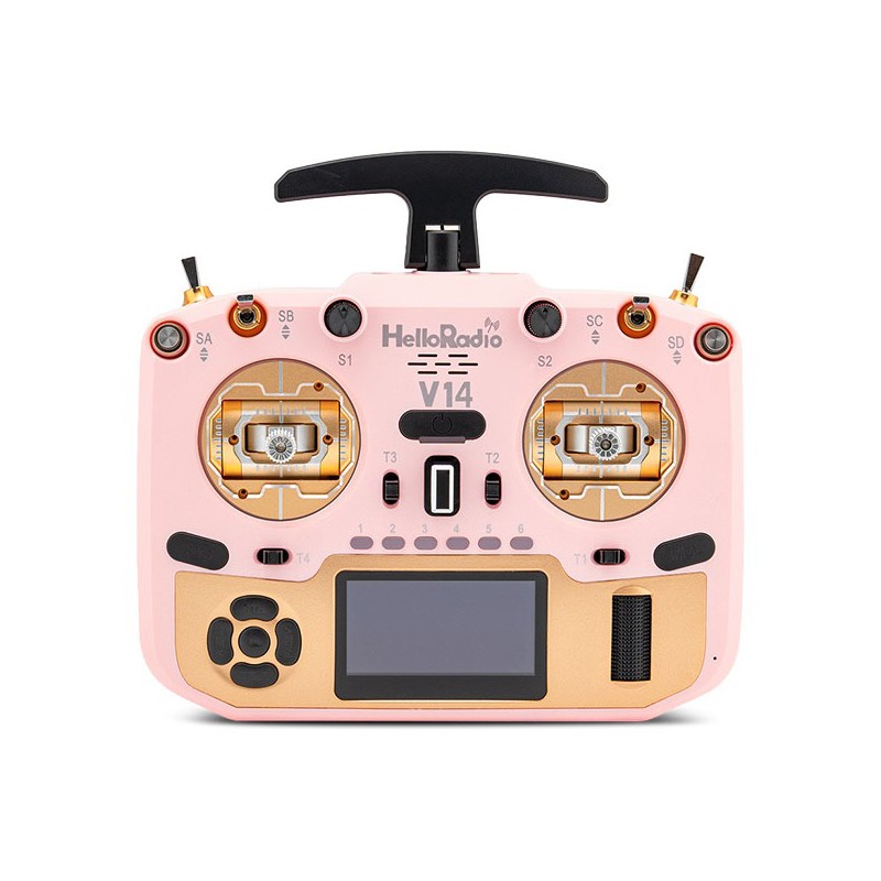 V14 MAX R9 OLED 2,4GHz 4in1 LBT Radio (Multimode - M2) - Gold/Pink