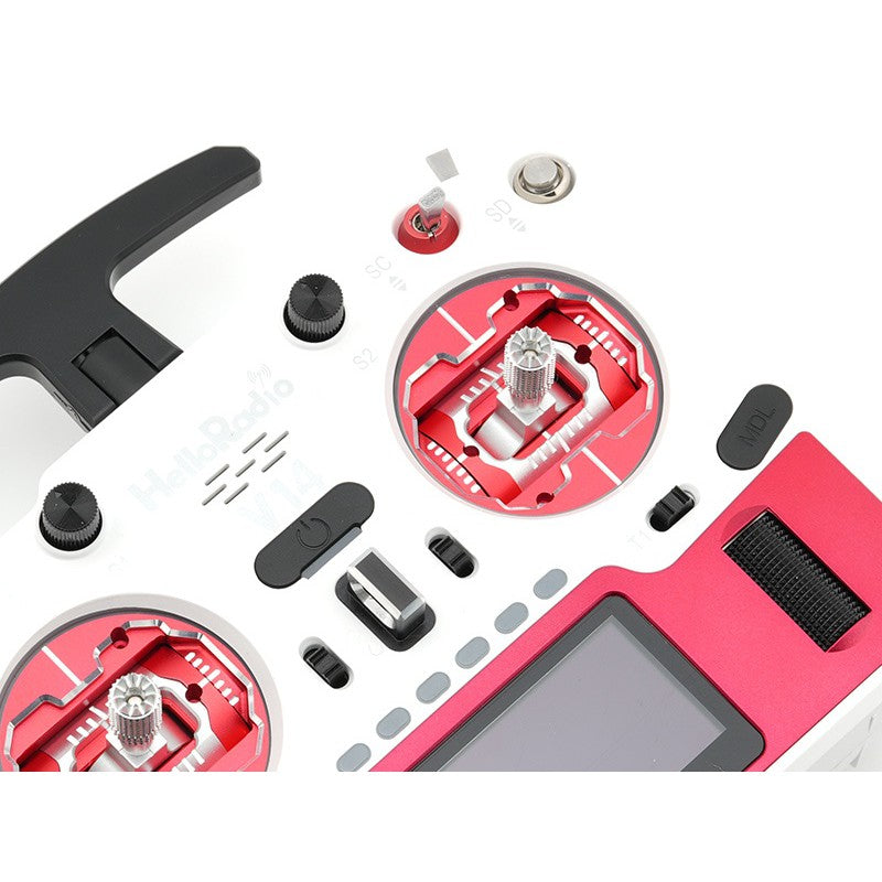 V14 MAX R9 OLED 2,4GHz 4in1 LBT Radio (Multimode - M2) - Red/White