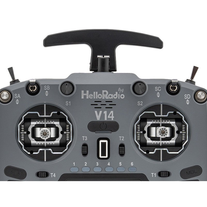 V14 MAX R9 OLED 2,4GHz ELRS LBT Radio (Multimode - M2) - Black/Grey