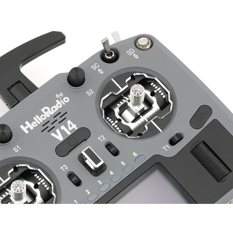 V14 MAX R9 OLED 2,4GHz ELRS LBT Radio (Multimode - M2) - Black/Grey