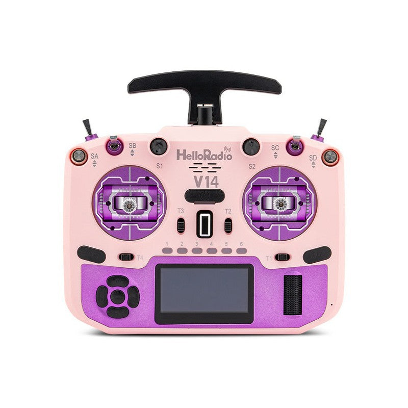 V14 MAX R9 OLED 2,4GHz ELRS LBT Radio (Multimode - M2) - Purple/Pink