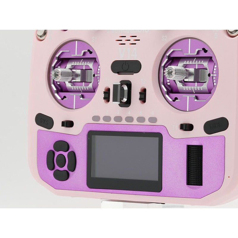 V14 MAX R9 OLED 2,4GHz ELRS LBT Radio (Multimode - M2) - Purple/Pink