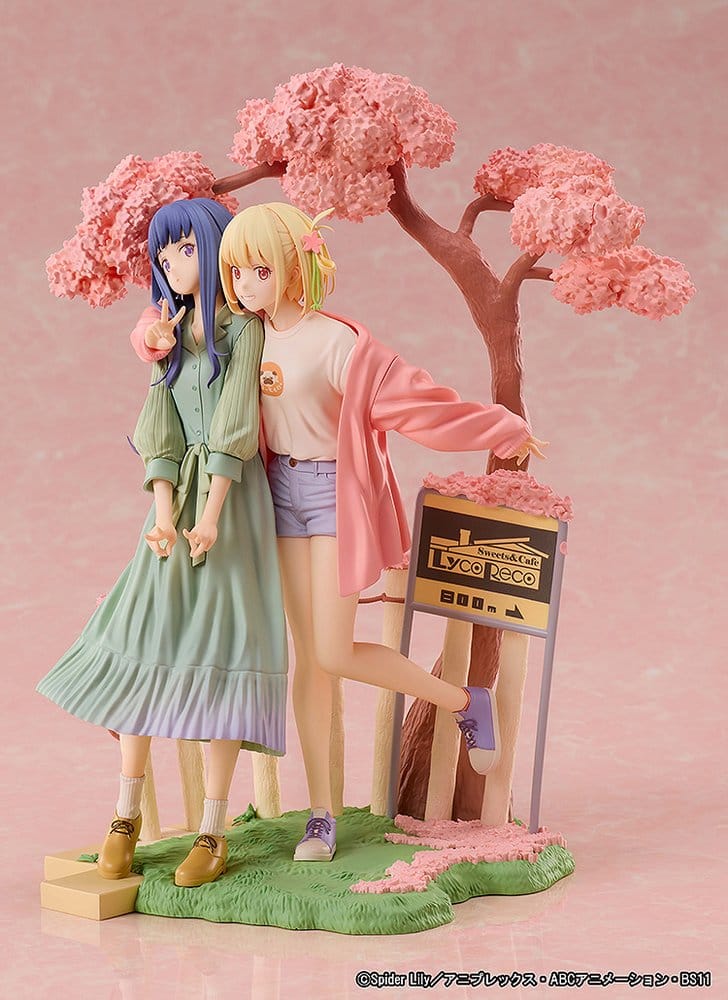 Lycoris Recoil PVC Figures 2-Pack Chisato Nishikigi & Takina Inoue Spring Ver. 25 cm