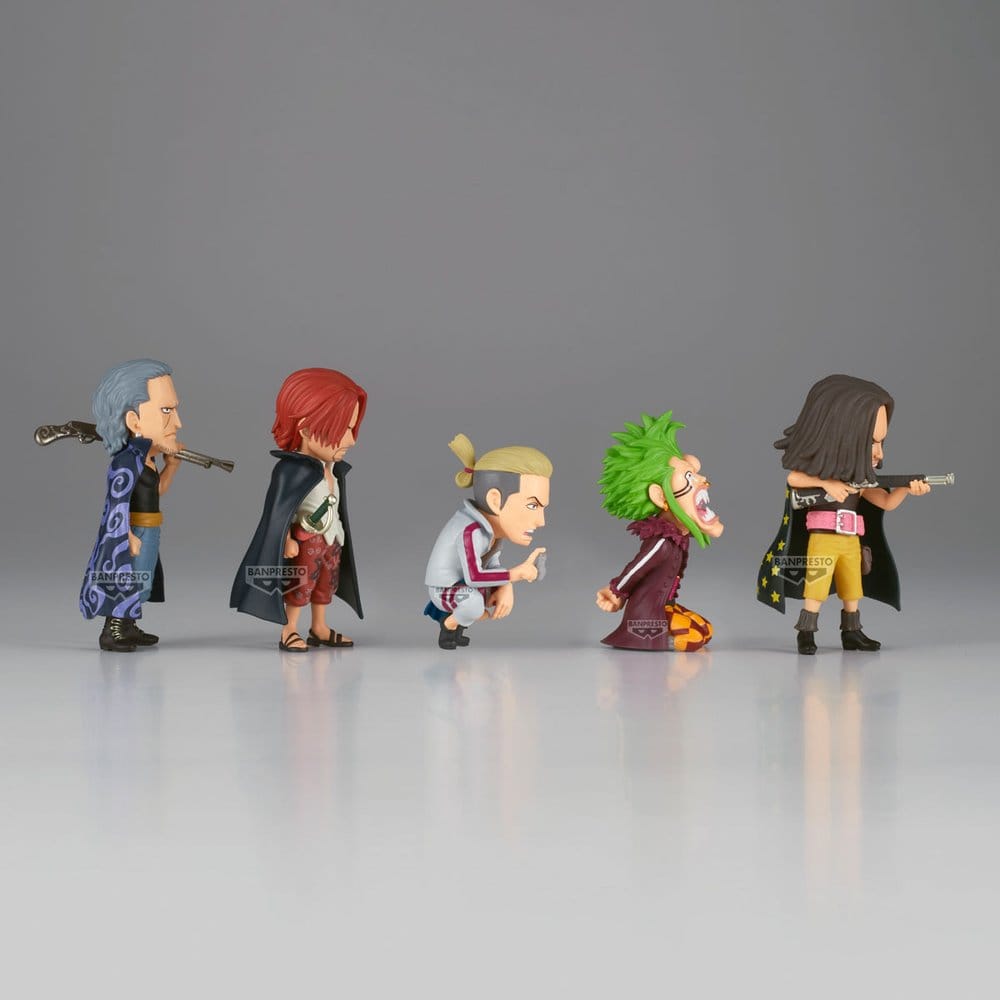 One Piece World Collectable Figure Red Hair Pirates vs Bartolomeo 5 cm Blind Box Display (12)