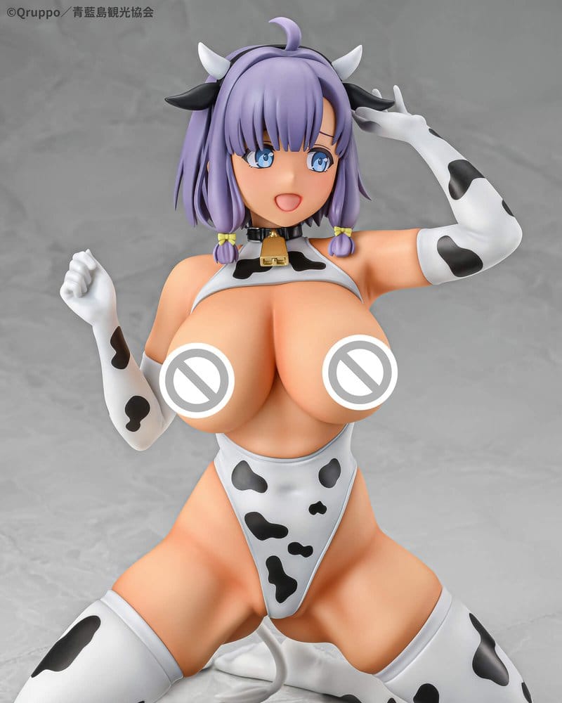 Nukitashi The Animation PVC Statue 1/5 Misaki Hotori Cow print costume Tanned Ver. 22 cm