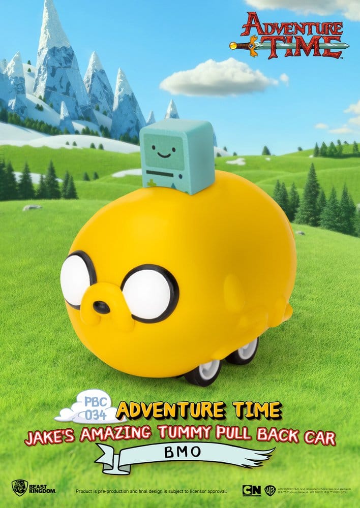 Adventure Time Pull Back Car Jake's Amazing Tummy 5 cm Blind Box Assortment (6)
