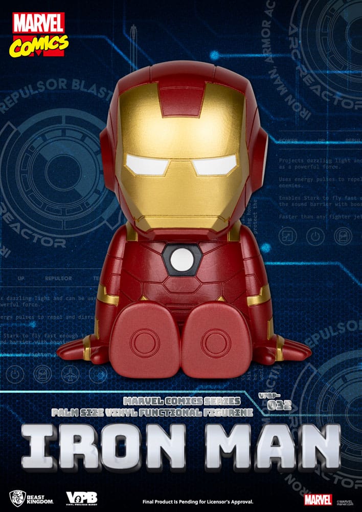 Classic Marvel Comics Piggy Vinyl Bank Iron-man 12 cm