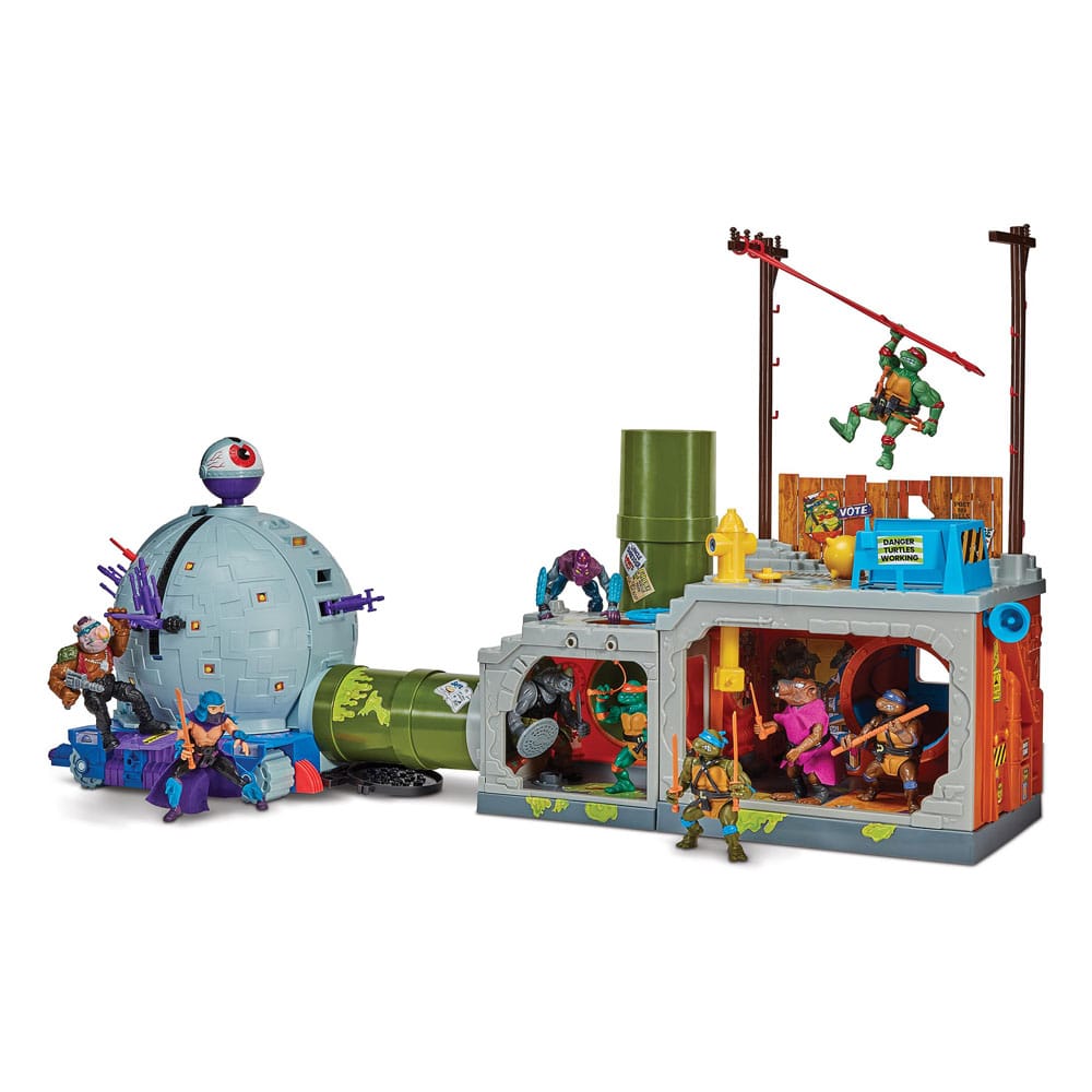 Teenage Mutant Ninja Turtles Building Secret Sewer Lid Playset Mutant Module heo EU Exclusive 30 cm