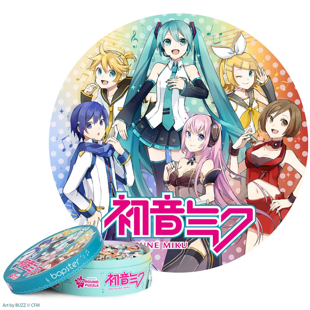 Hatsune Miku Jigsaw Puzzle Round 500 pieces