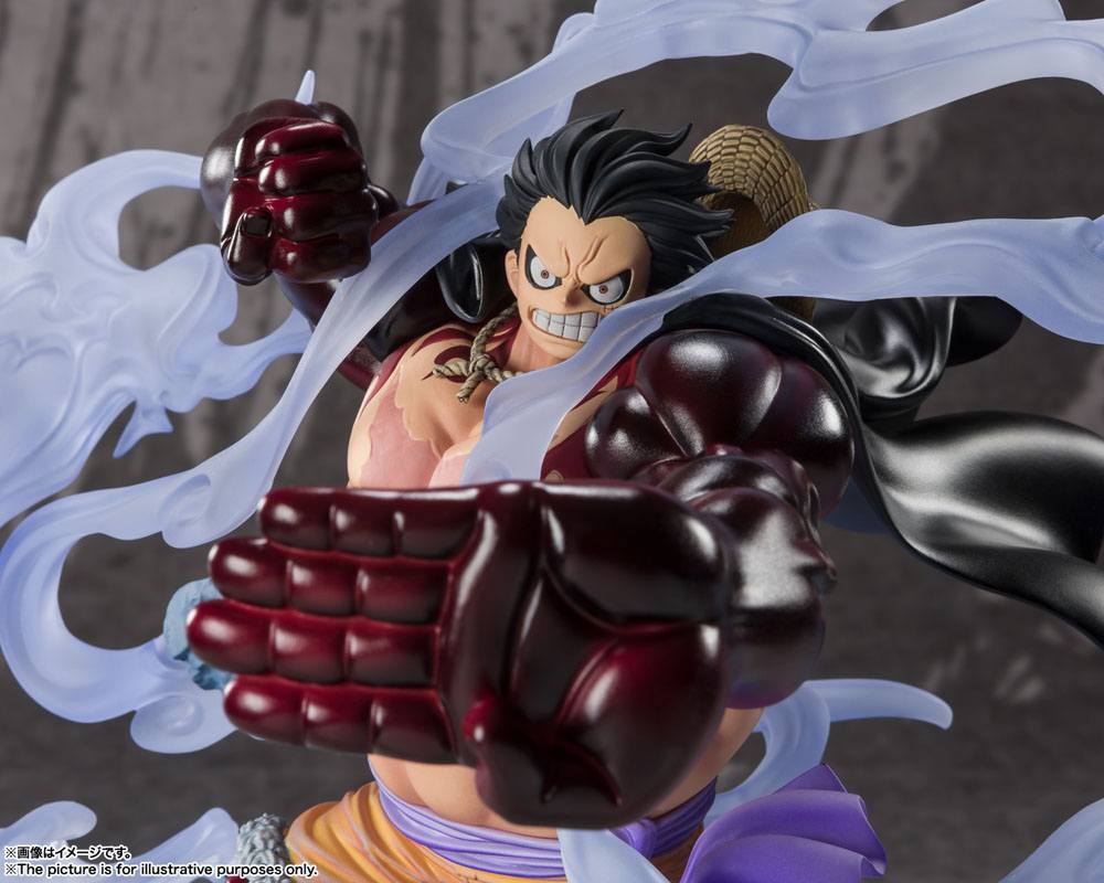 One Piece FiguartsZERO PVC Statue Extra Battle Monkey D. Luffy Gear 4 Battle of Monsters on Onigashima 21 cm
