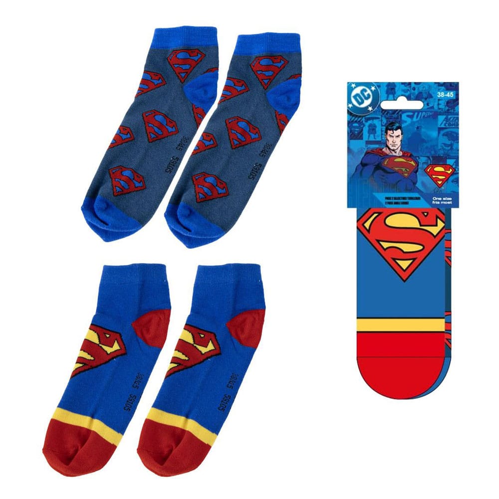 DC Comics Ankle socks 2-packs Superman 38-45