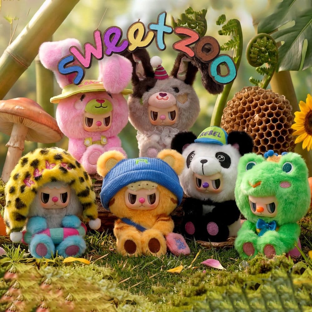 Rebel Bears Vinyl Plush Figures Blind Box Sweet Zoo Display 10 cm (6)