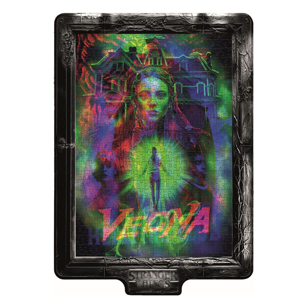 Stranger Things Metamorphic Art Collection Jigsaw Puzzle with Light-Up Effect Vecna (520 pieces)