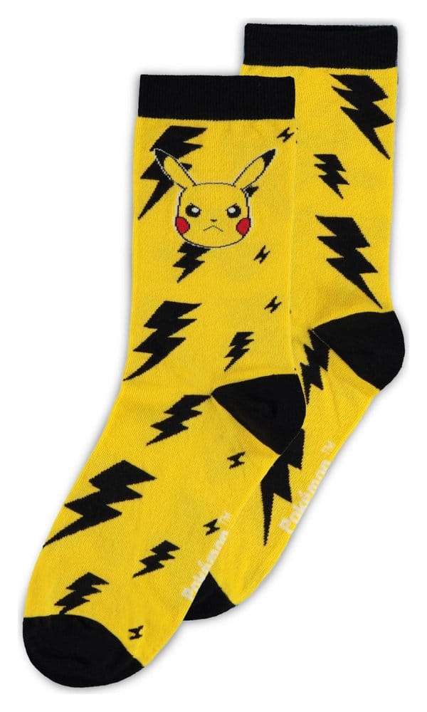 Pokémon Socks 3-Pack Crew 39-42