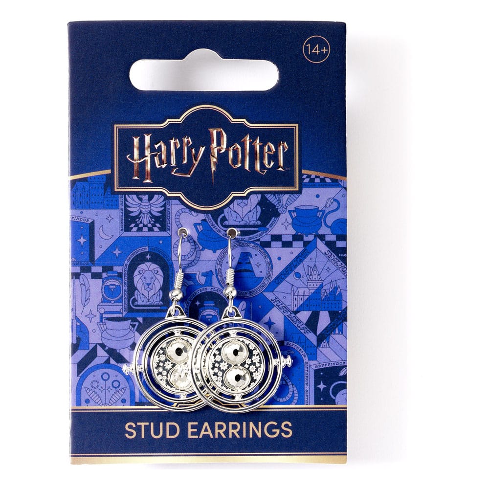 Harry Potter Earrings Time Turner (Silver Tone)