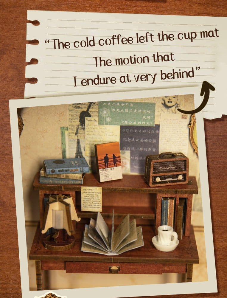 Book Nook The Secret Rhythm 23 x 11 cm